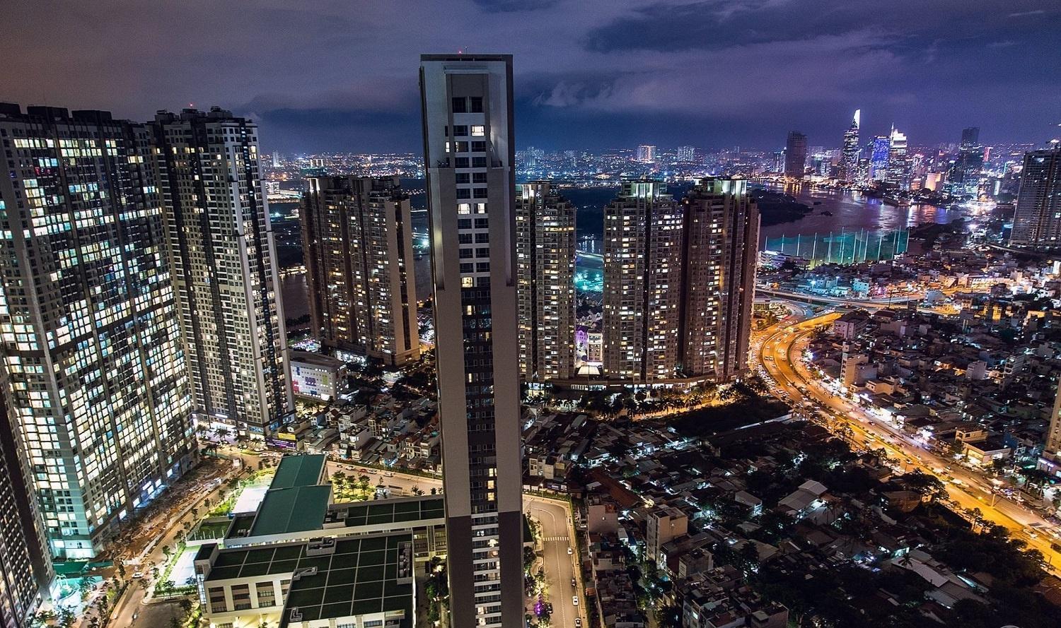 The Berry Vinhomes Luxury Apartments Ho Chi Minh-staden Exteriör bild